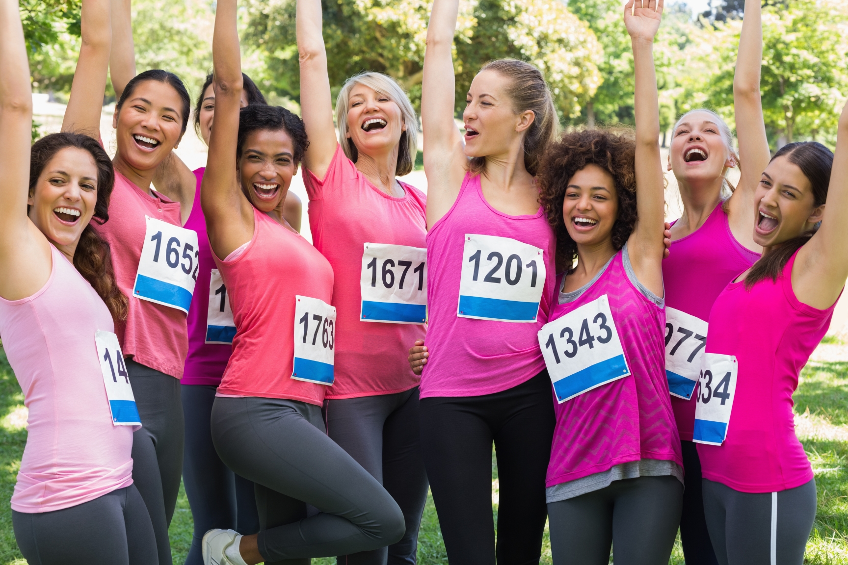 Femmes qui courent, heureuses, sentiment de sécurité